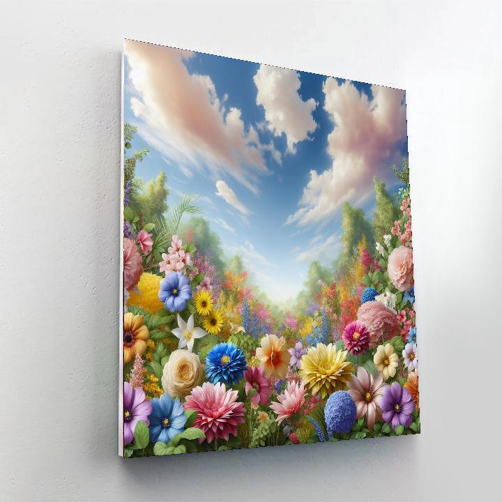 Radiant Garden Oasis Numbered Painting Kits