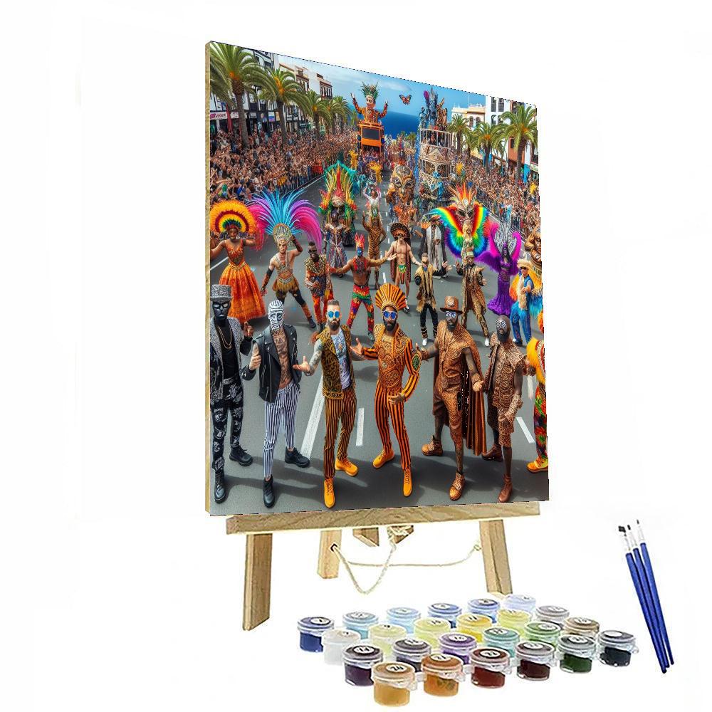 The Carnival Of Santa Cruz De Tenerife - Spain Paint By Number