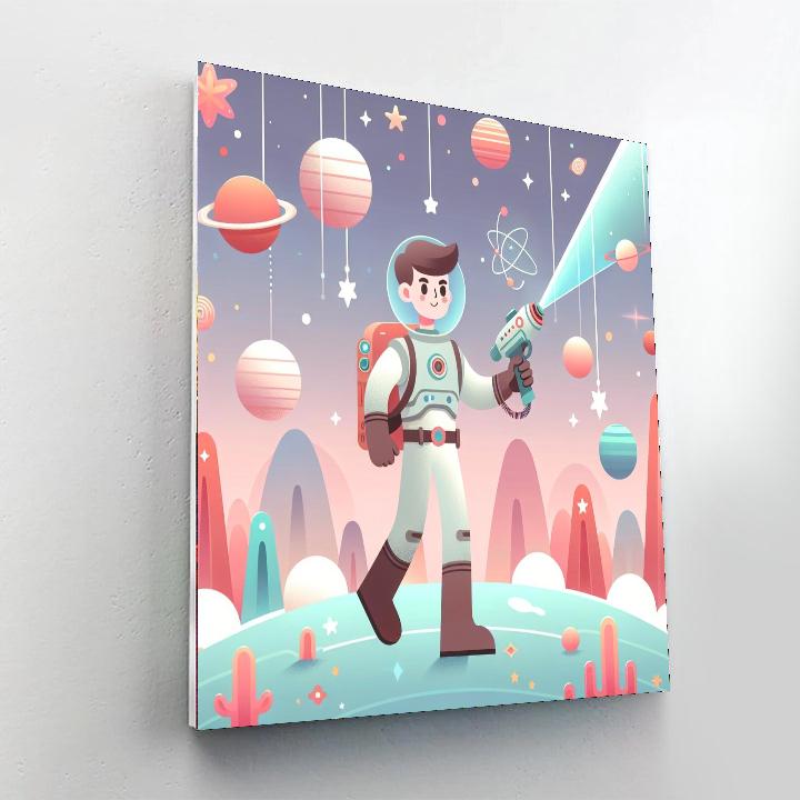 Galactic Ranger's Quest Painting Number Kit