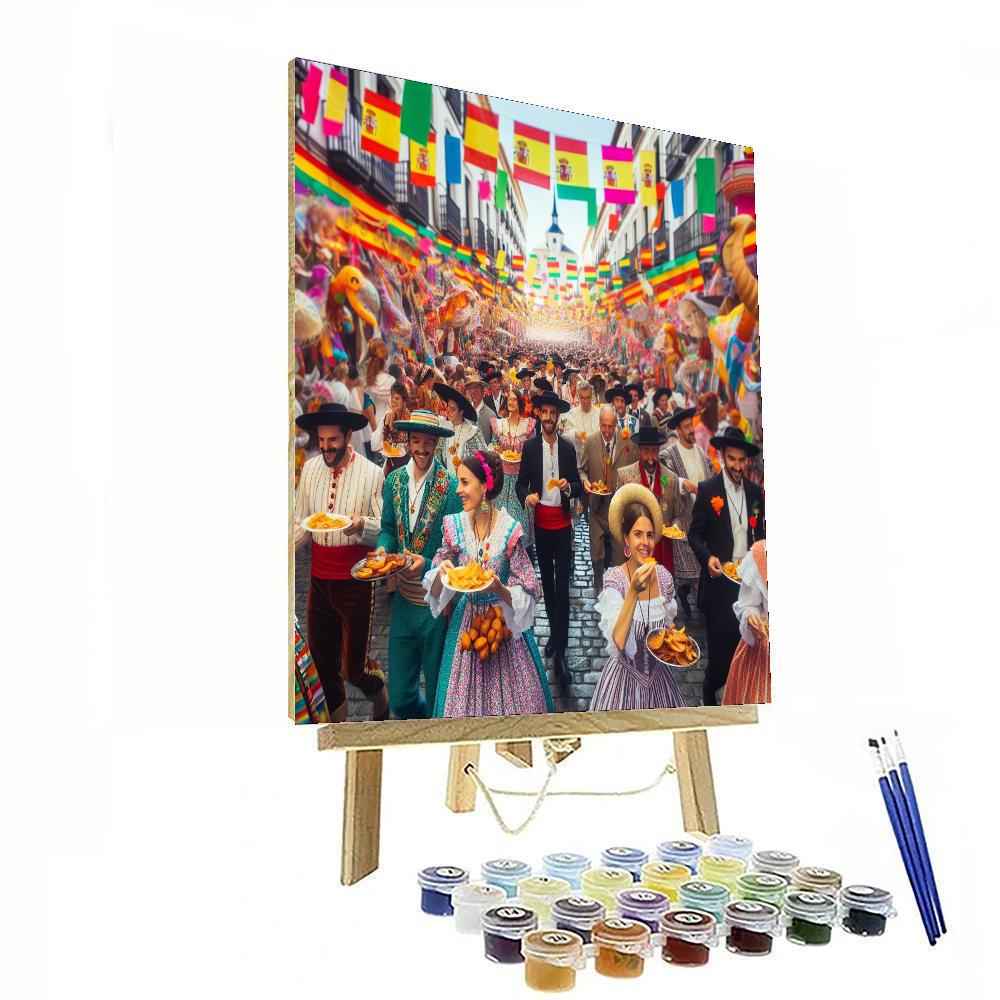 The Festival Of San Isidro - Spain Paint By Number