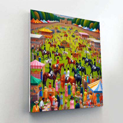 Windsor Horse Show - United Kingdom Paint By Color
