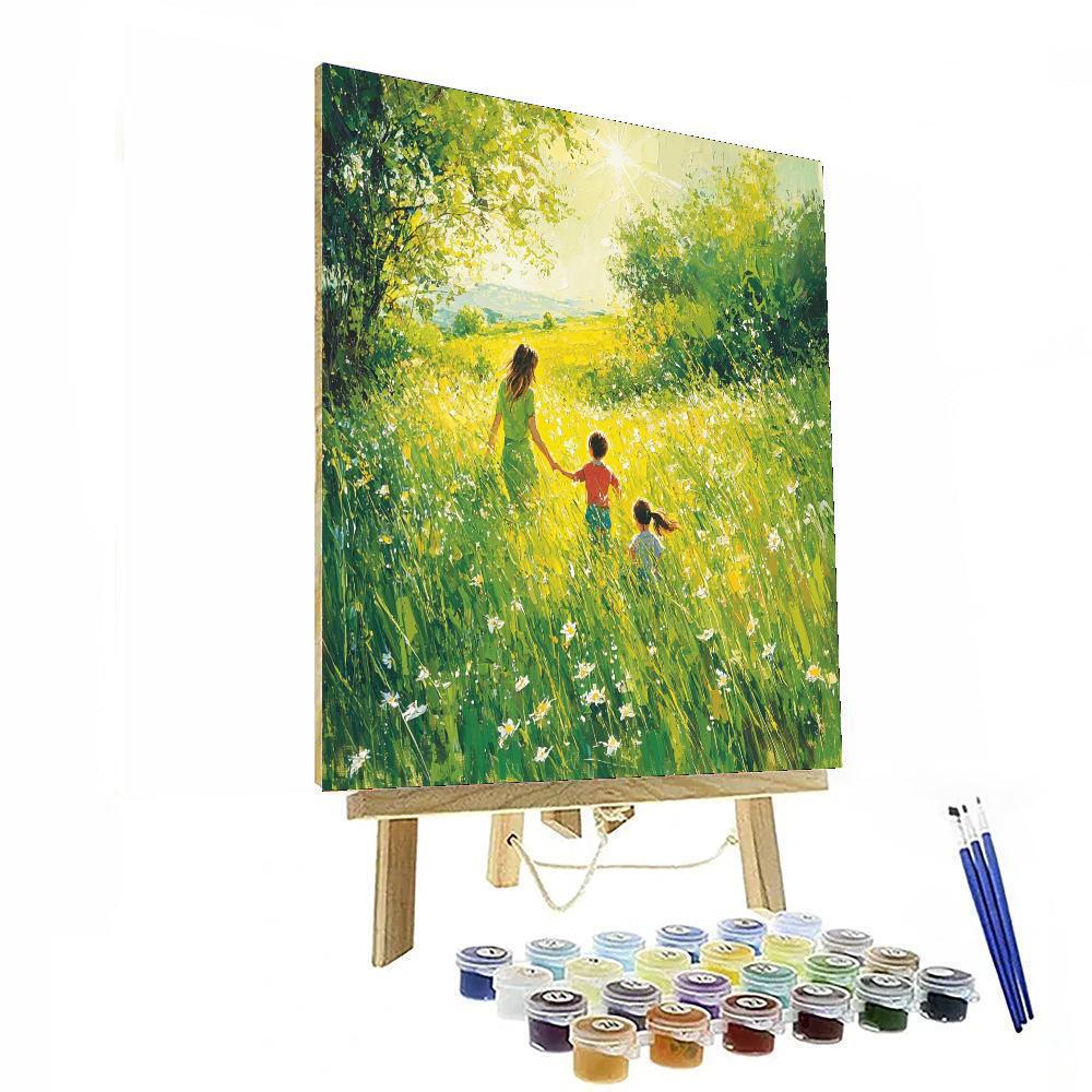 Echoes Of Summer Laughter Number Painting