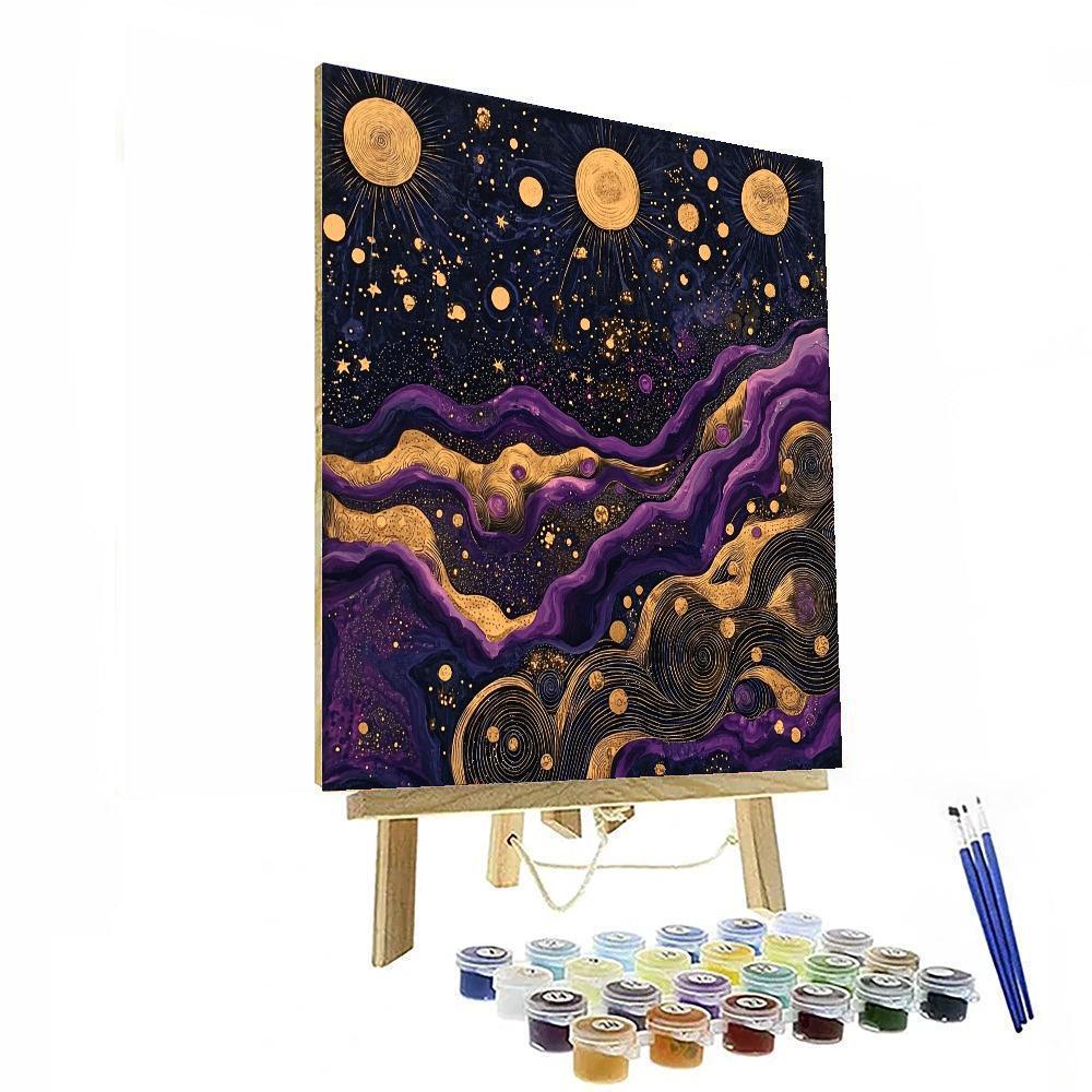 Frida Kahlo Inspired Celestial Patterns Of Resilience  Paint By Numbers Art