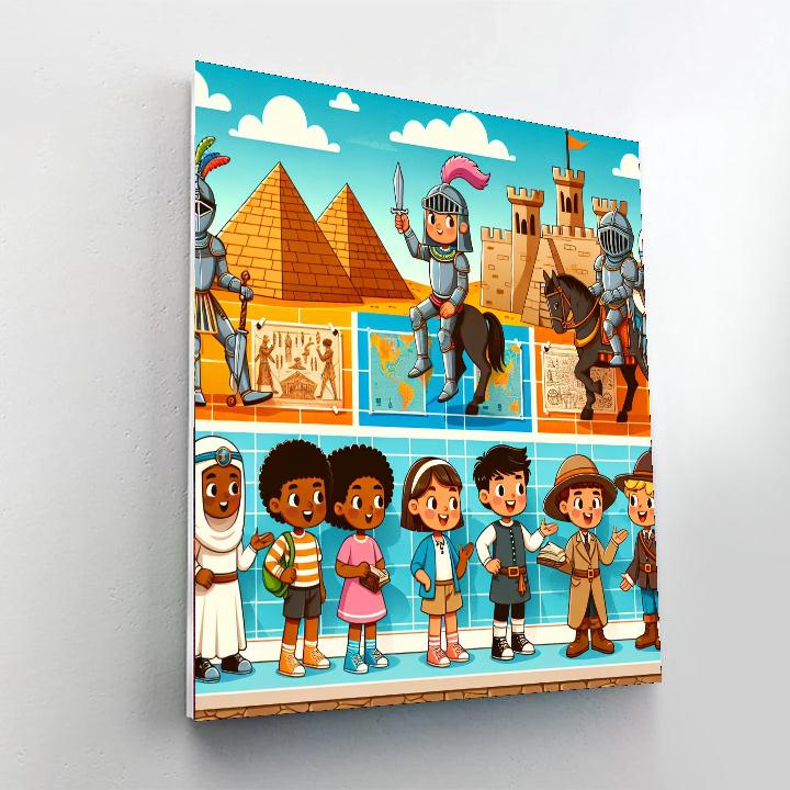 Magical Time Travel Adventure Painting By Numbers Kit