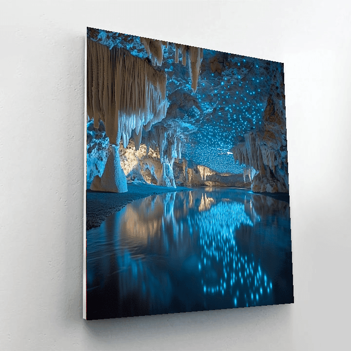 Glowworm Caves - New Zealand Number Painting