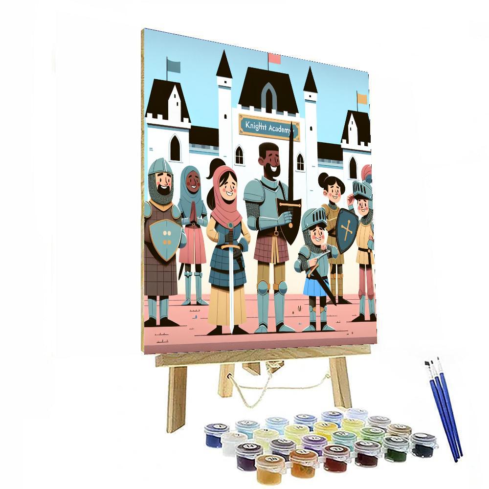 Royal Knight Academy DIY Paint By Numbers