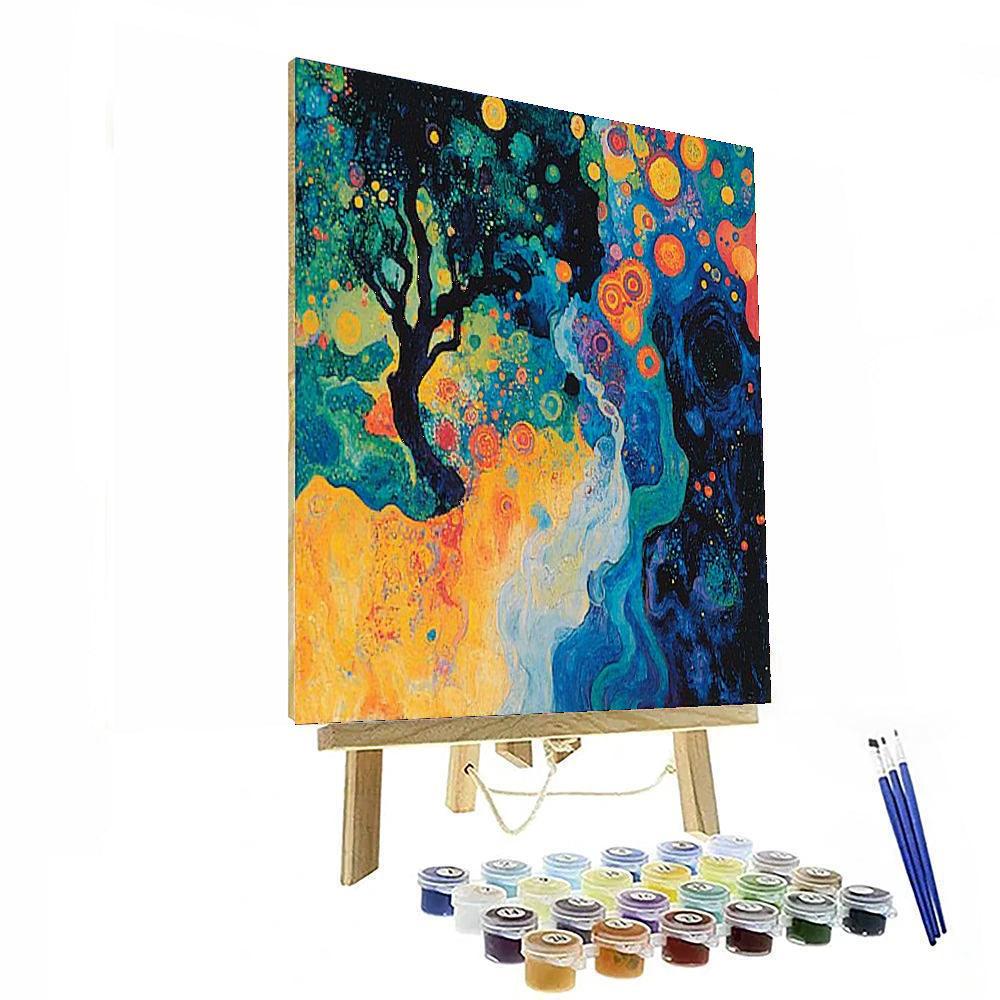 Max Ernst Inspired Kaleidoscope Of Illusions  Paint By Numbers Kits