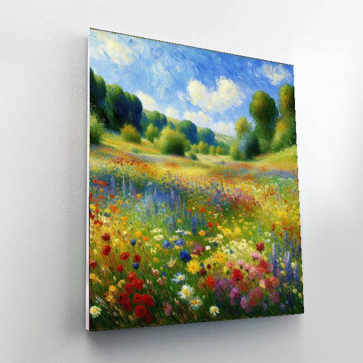 Wildflower Wanderlust Paint By Numbers Art