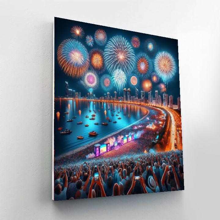 Macao International Fireworks Display Contest Paint By Color