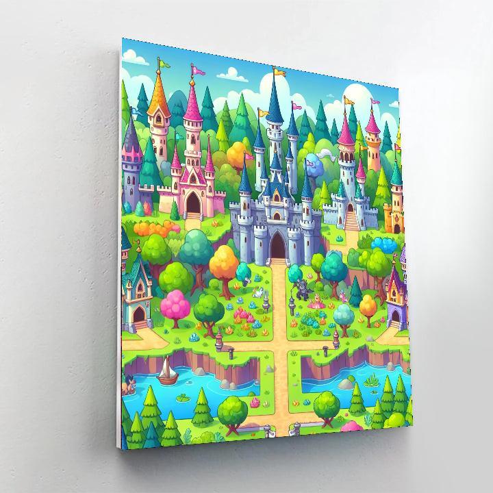 Magic Kingdom Fantasy Painting Number Kit