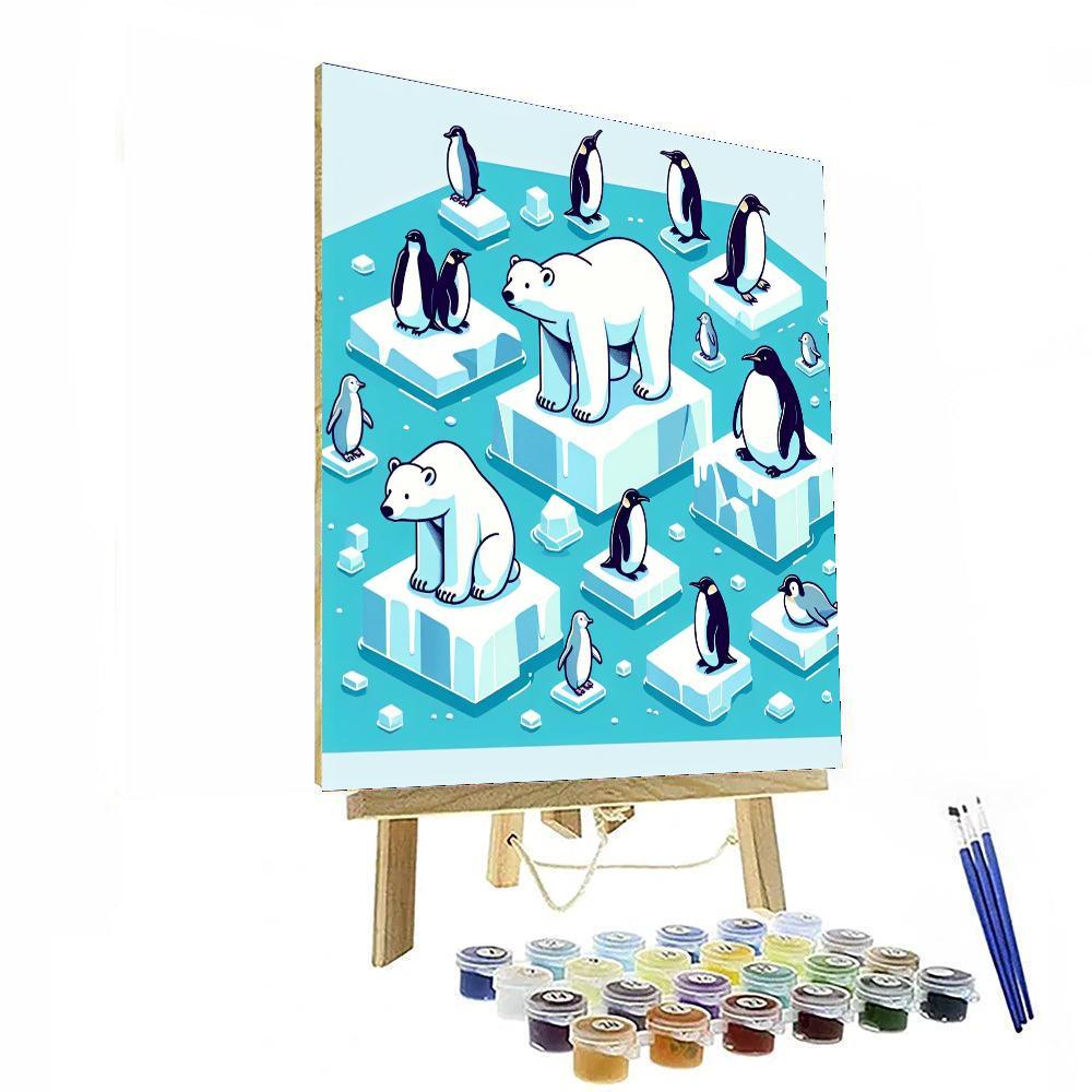 Polar Panorama Numbered Painting Kits