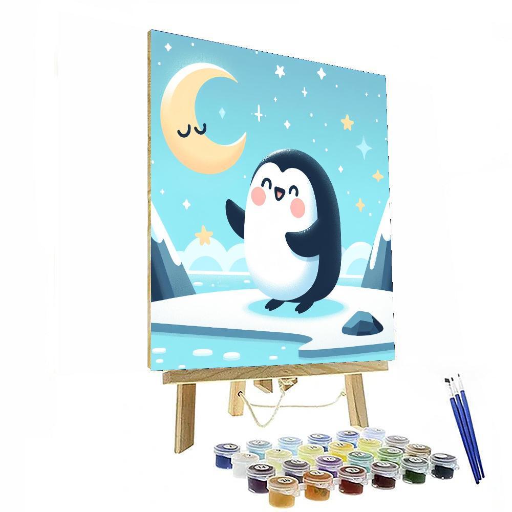 Starlight Penguin Parade Number Painting