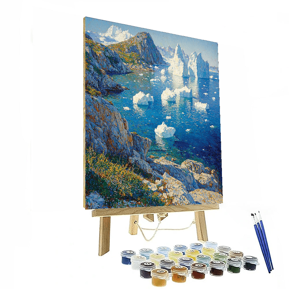 Iceberg Alley, Newfoundland Painting Number Kit