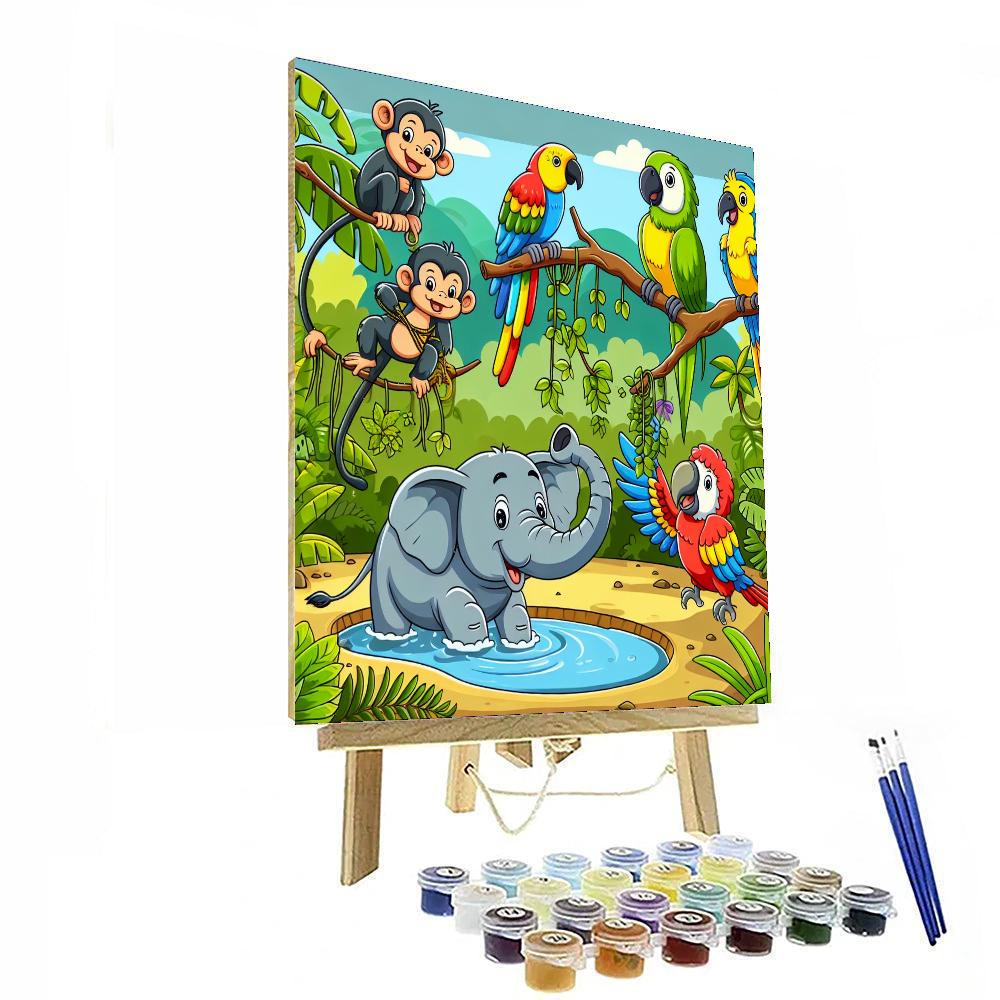 Friendly Jungle Explorers Paint By Number