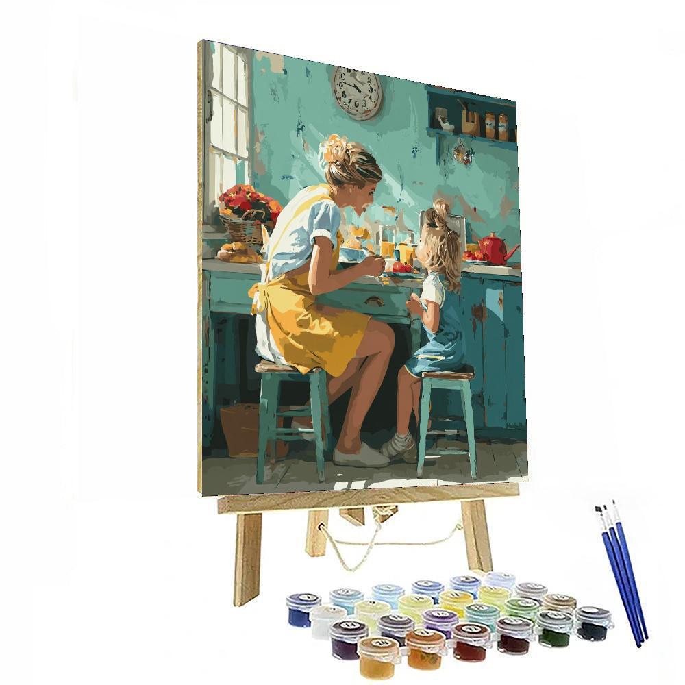 Morning Sunshine With Mom Paint By Numbers Kits