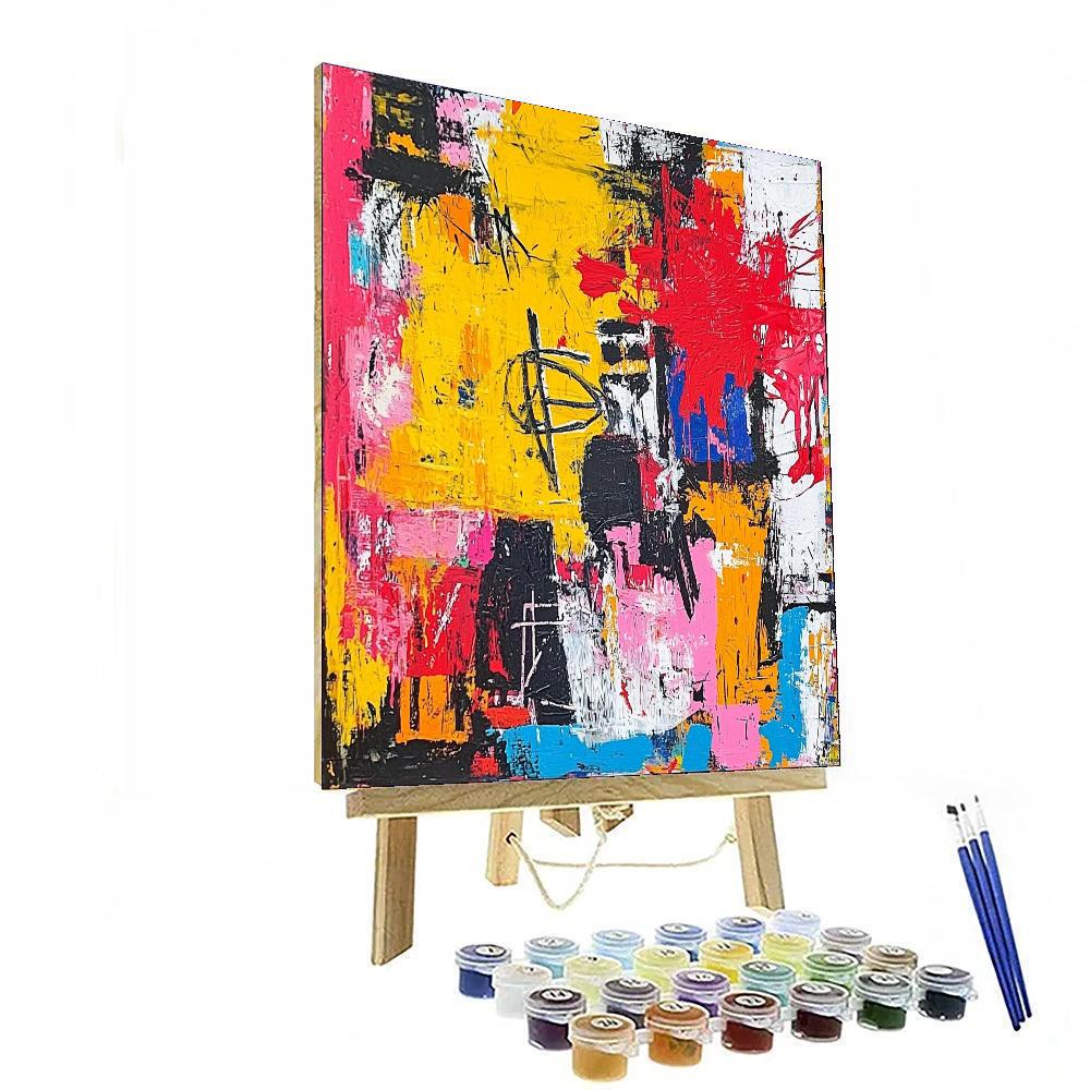 Jean-Michel Basquiat Inspired Renaissance Of Ideas  Paint By Numbers Kits