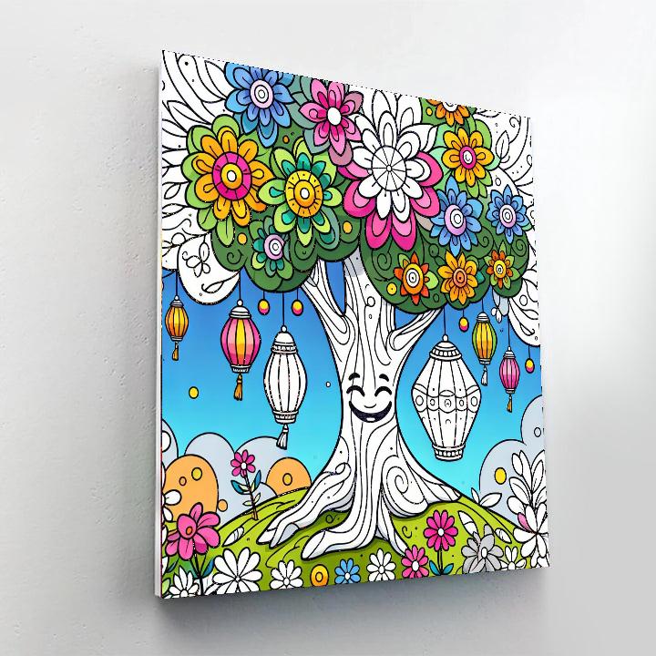 Sweet Fairy Tale Tree Numbered Painting Kits
