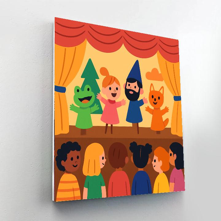 Puppet Show Extravaganza Paint By Number