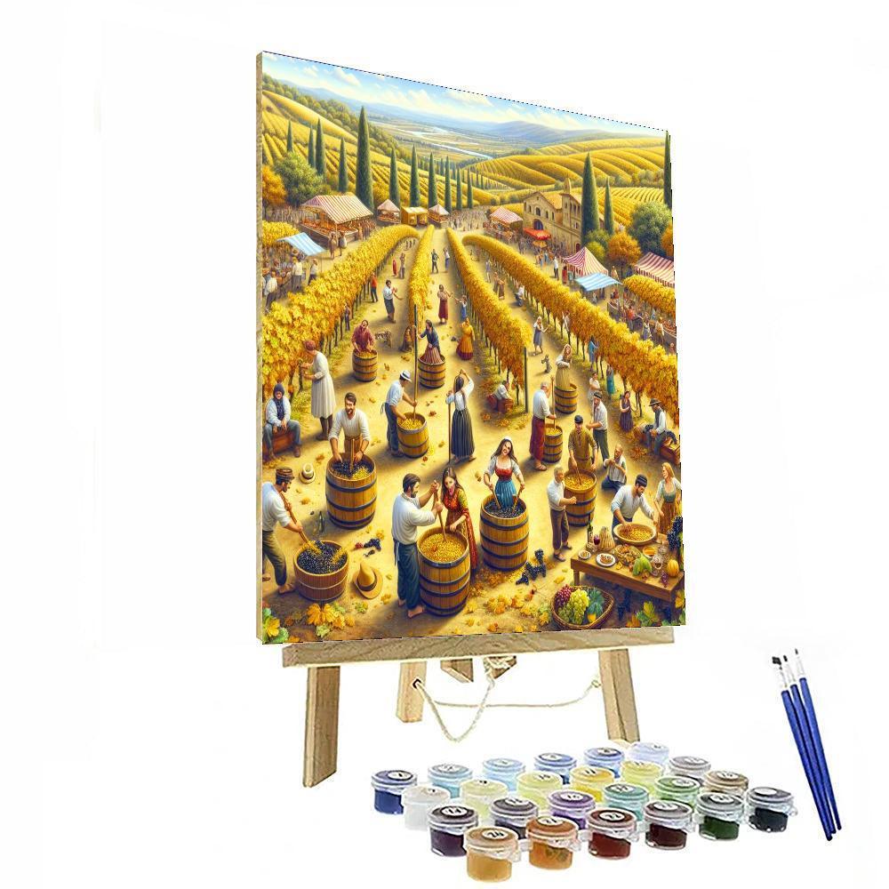 Ribeira Sacra Wine Harvest Festival Paint By Color