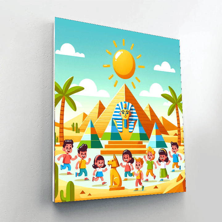 Wonders Of Ancient Egypt Paint By Numbers