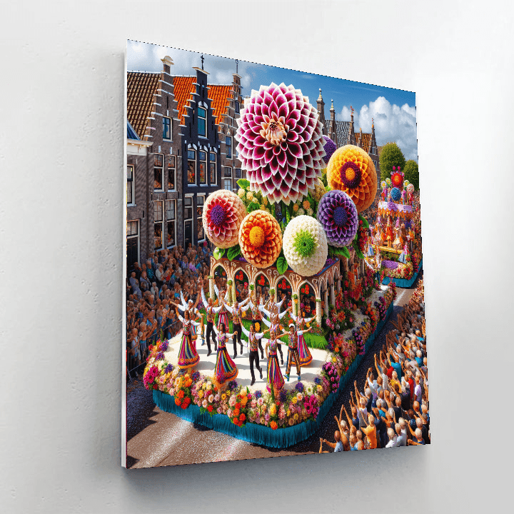 Zundert Flower Parade - Zundert - DIY Painting By Numbers Kit - Artistry Rack