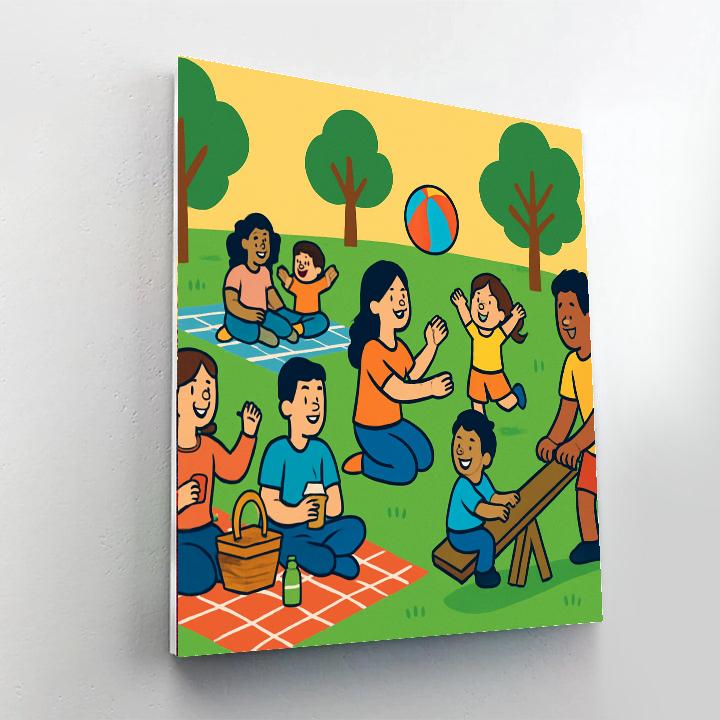 Festive Family Fun Numbered Painting Kits
