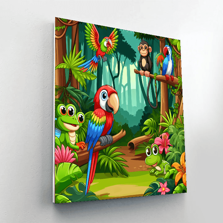 Rainforest Adventure Quest Paint By Color