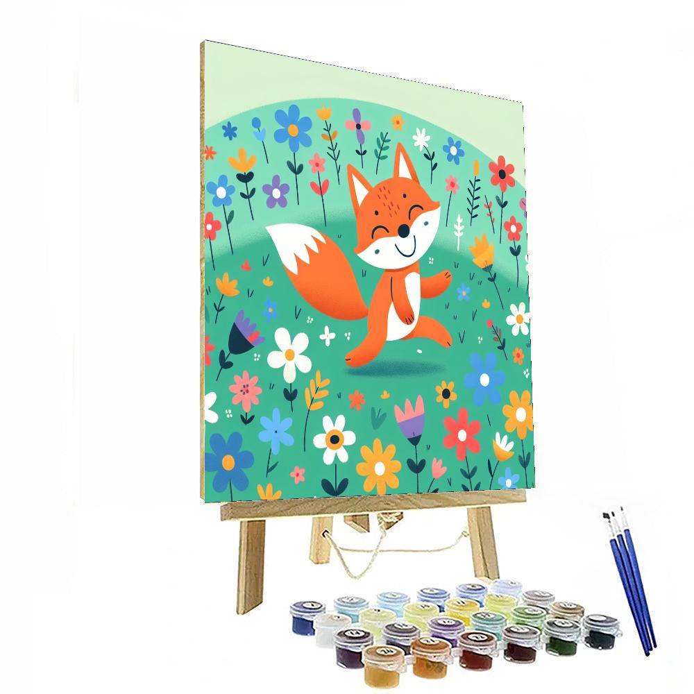 Frolicsome Fox's Meadow Magic Paint By Number