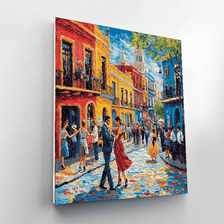 La Boca District DIY Paint By Numbers