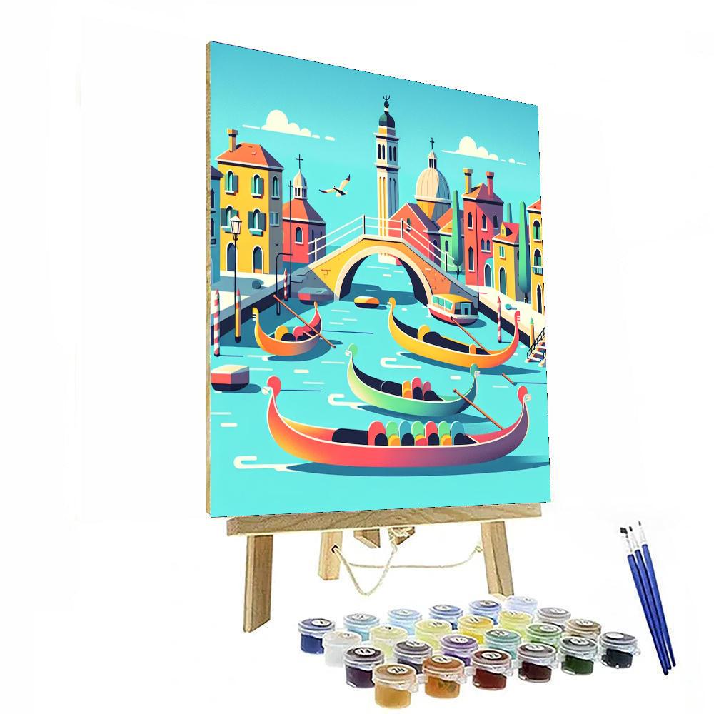 Vibrant Venice Paint By Numbers Art