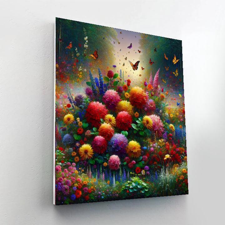 Colorful Flower Festival DIY Paint By Numbers