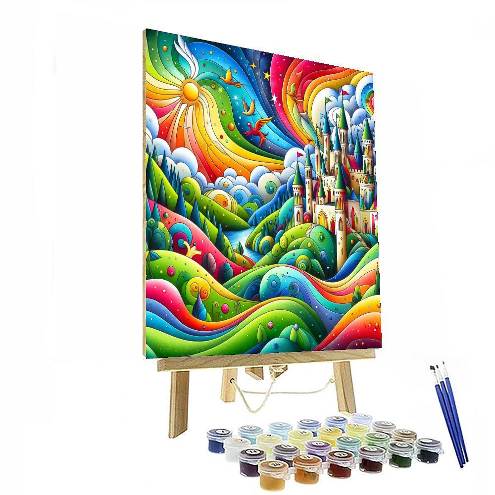 Adventures In Fantasy Land Paint By Numbers Art