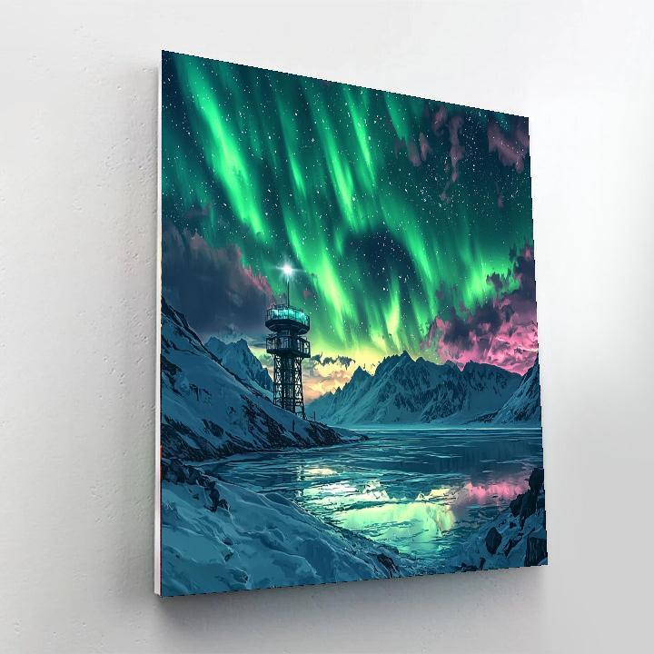 Aurora Sky Station - Sweden Numbered Painting Kits