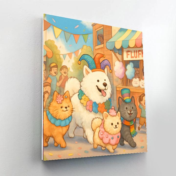 Tampere Fluff Festival DIY Paint By Numbers