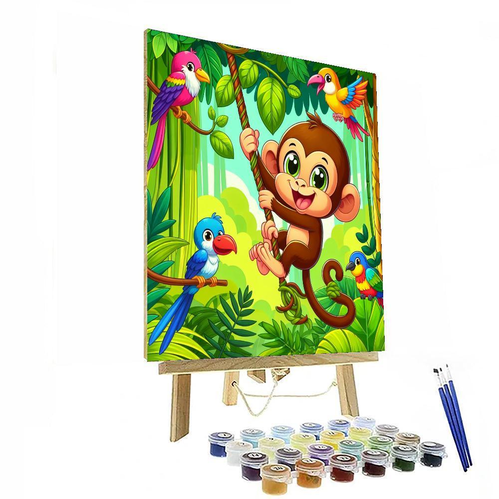 Adventures In Jungle Paradise Numbered Painting Kits