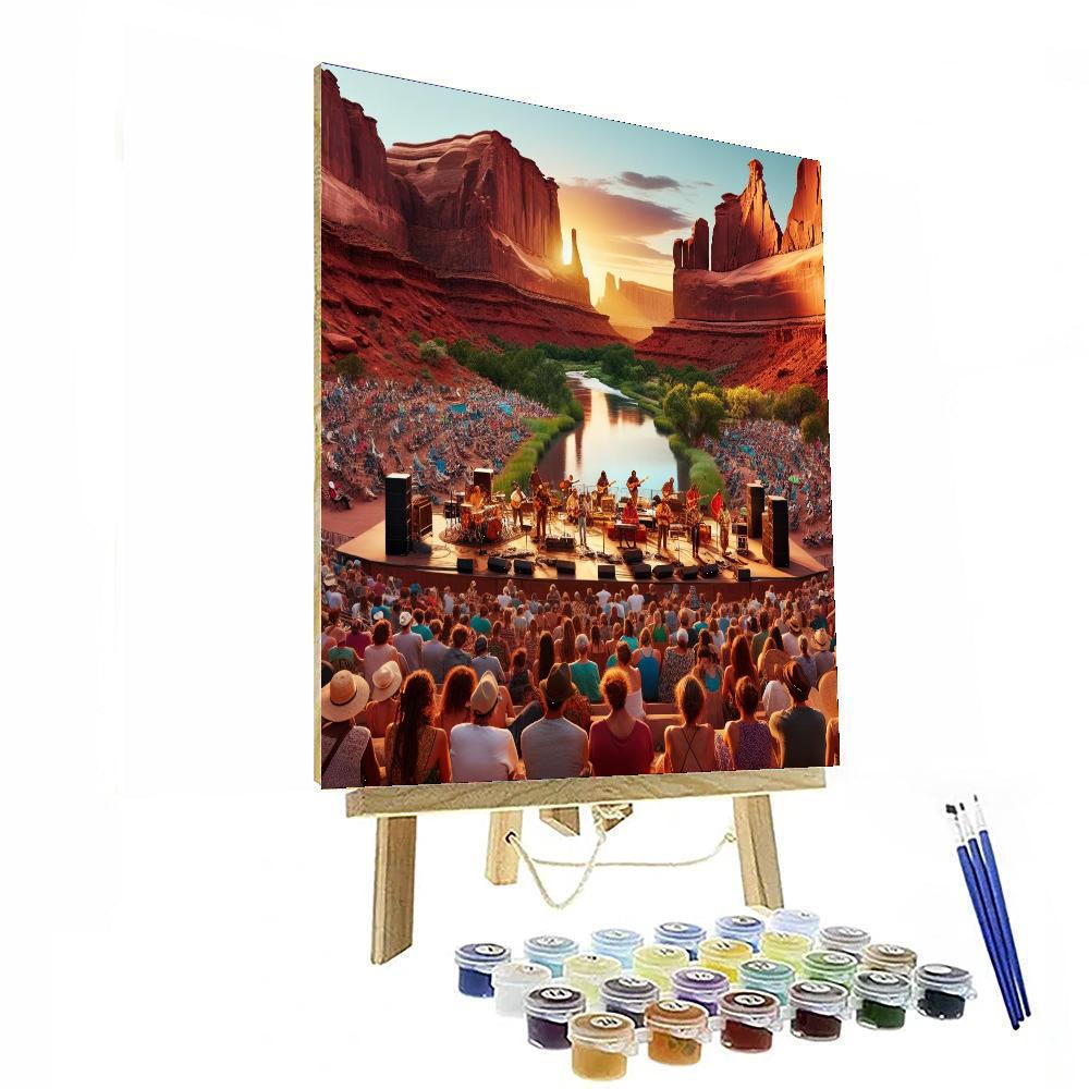 Moab Music Festival - Moab, Usa Number Painting