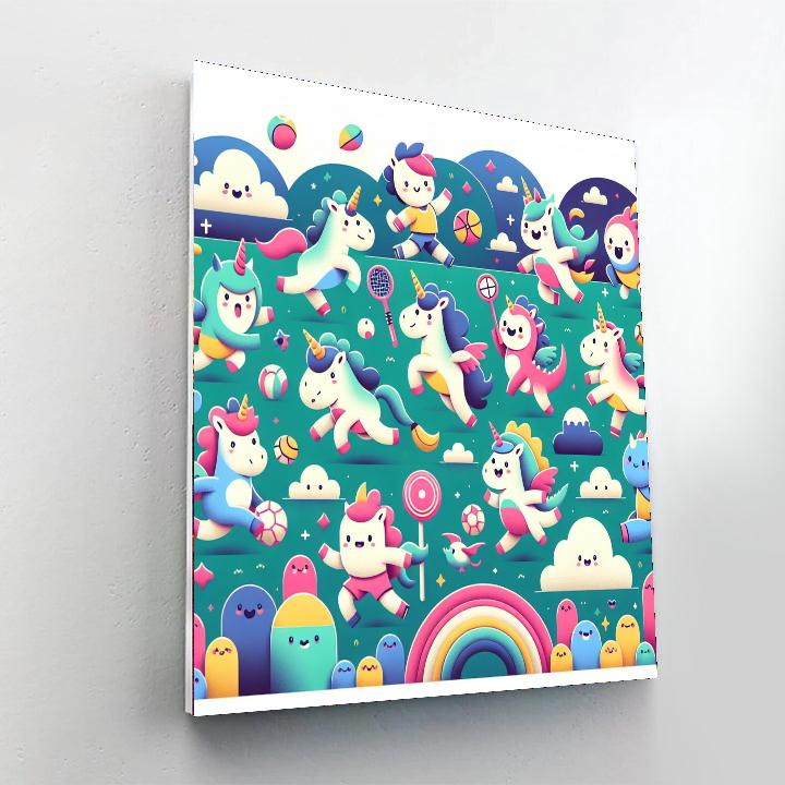 Fantasy Sports League Numbered Painting Kits