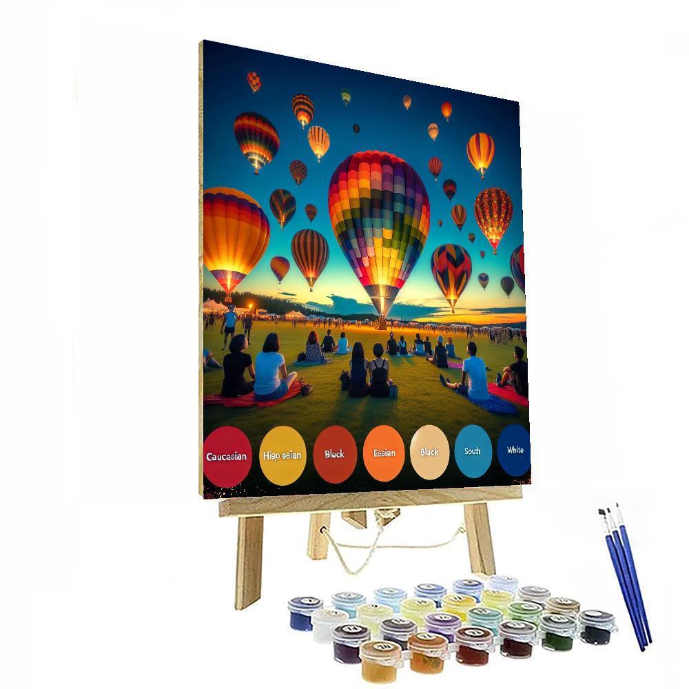 International Balloon Fiesta - Bristol, Uk Number Painting