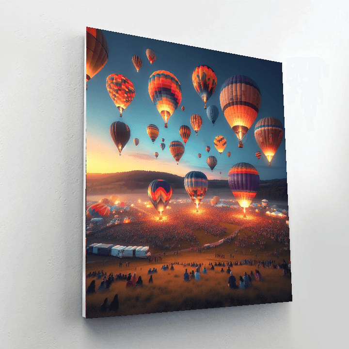 Bristol International Balloon Fiesta - Bristol, Uk Number Painting