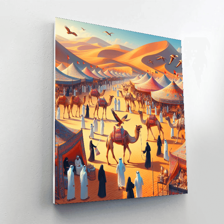 Al Dhafra Festival - Abu Dhabi, Uae Number Painting