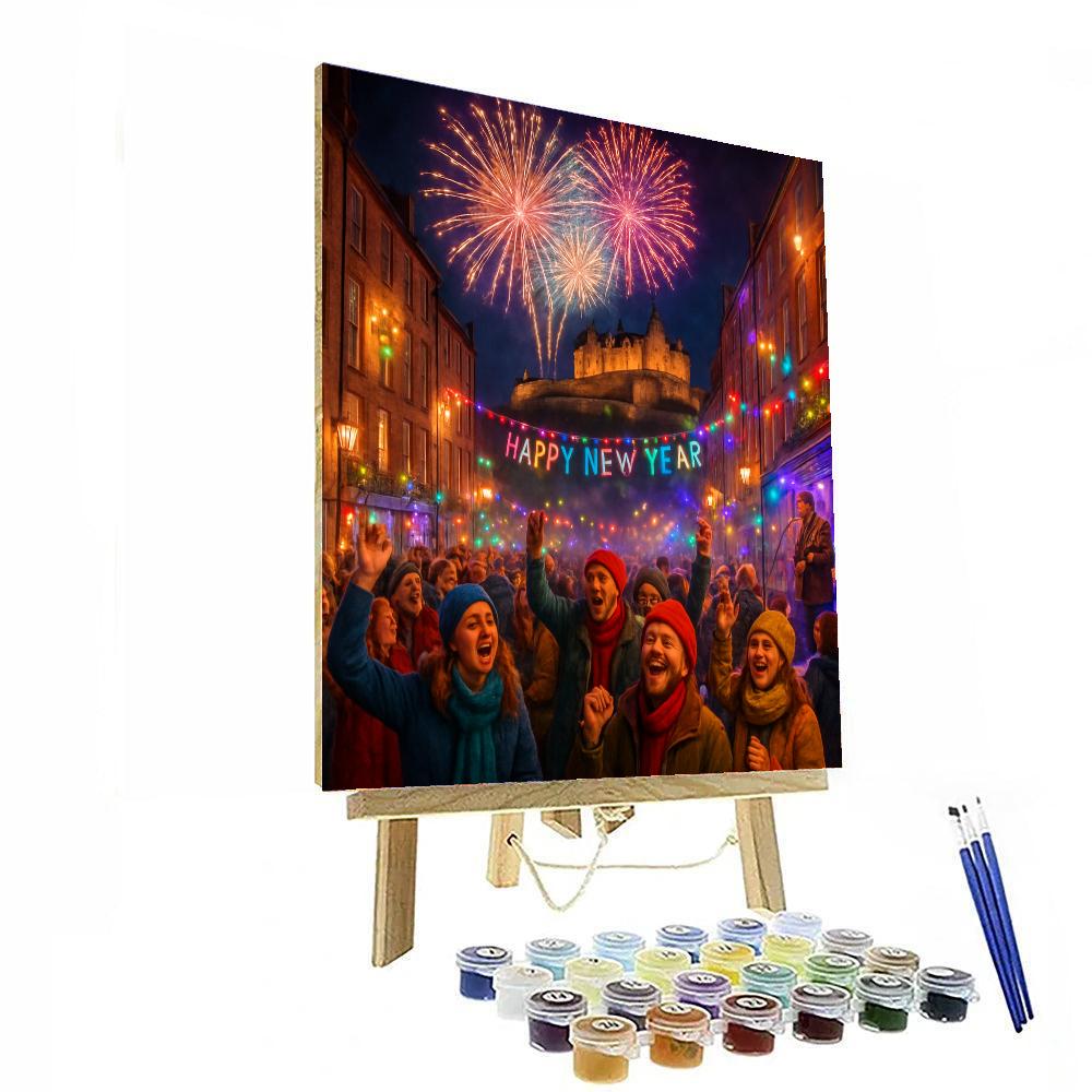 New Year's Eve Celebration - Edinburgh Paint By Numbers Kits