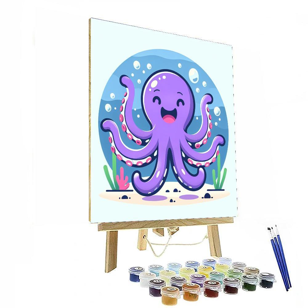 Happy Octopus Adventure Paint By Color