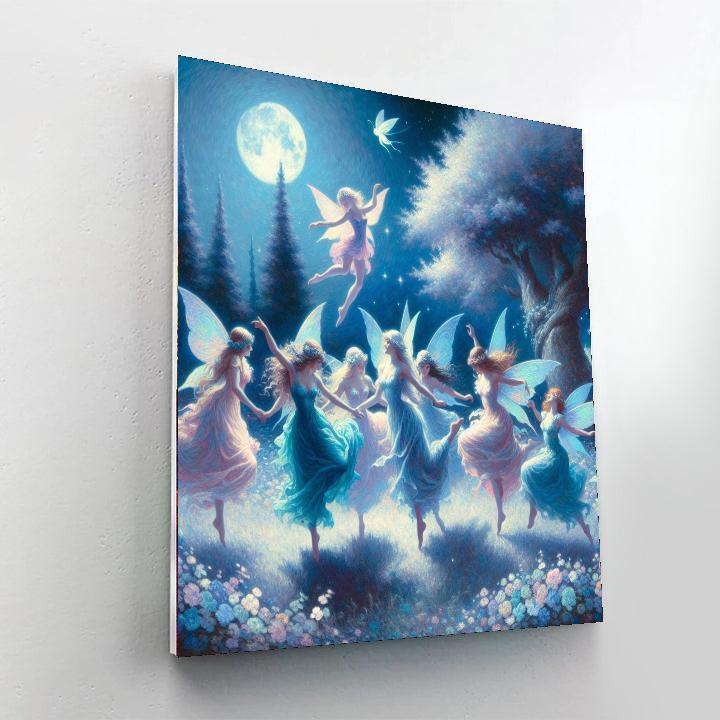 Ethereal Fairy Dance Paint By Numbers Art