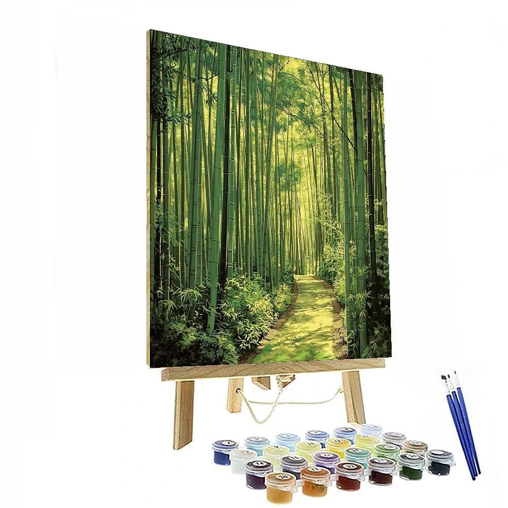 Bamboo Forest - Kyoto Number Painting
