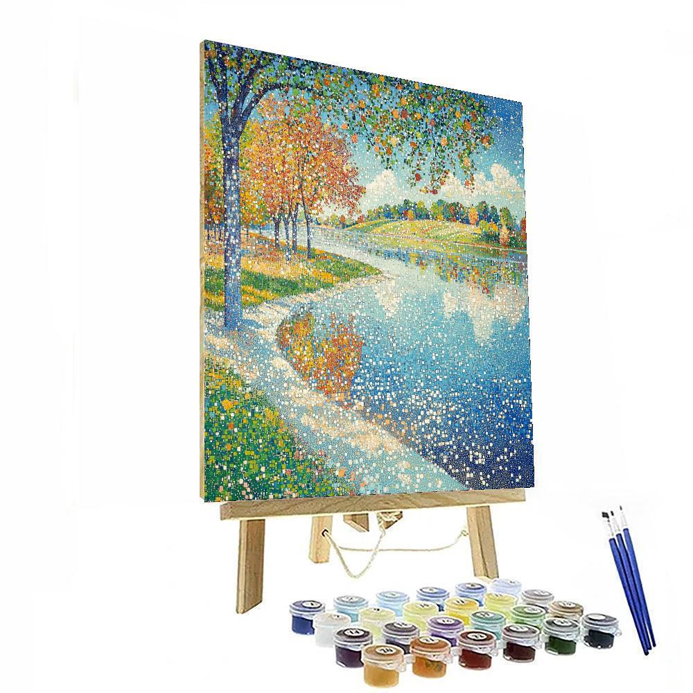 Georges Seurat Inspired Serenity Of The Seasons  Paint By Number