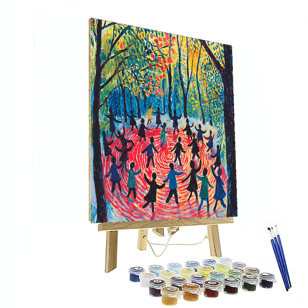 Henri Matisse Inspired Matisse's Joyous Dance  Painting By Numbers Kit