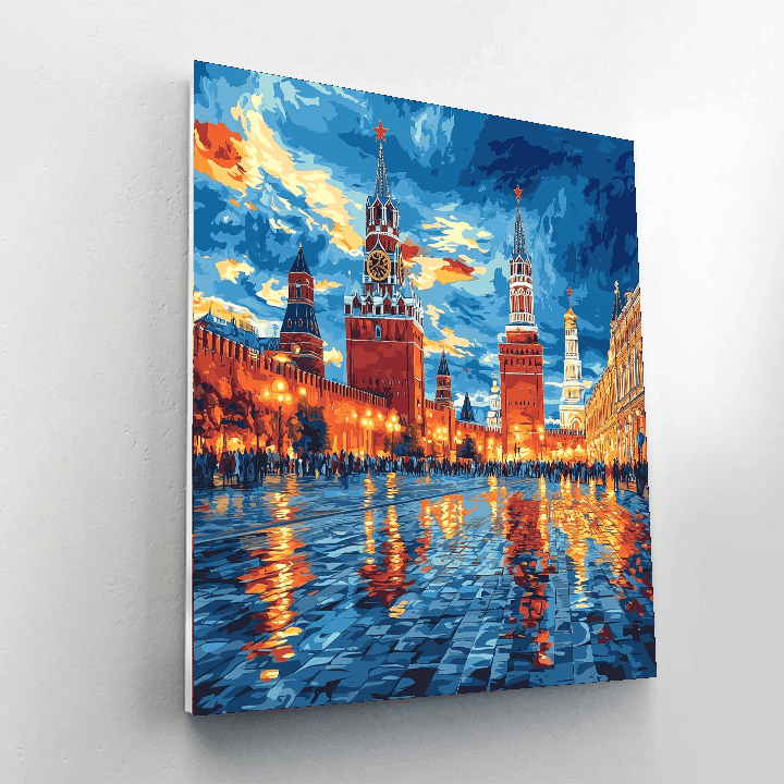 Red Square - Moscow Painting Number Kit
