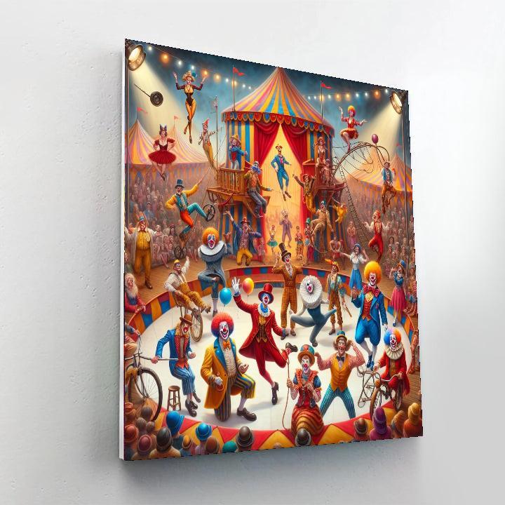Playful Circus Fantasy DIY Paint By Numbers
