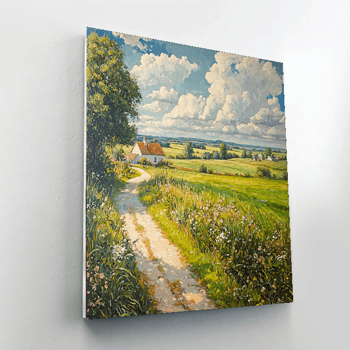 John Constable Inspired Rustic Countryside Serenade  Paint By Number