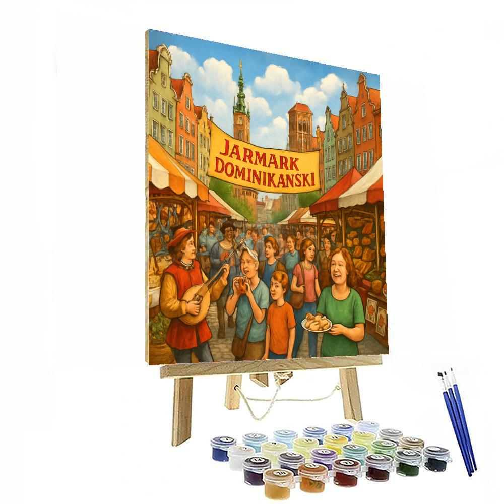 Gdańsk St. Dominic's Fair - Poland Paint By Color